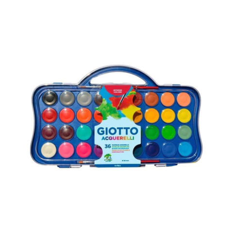 ACUARELA GIOTTO + PINCEL X36