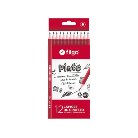 LAPIZ NEGRO FILGO PINTO HB X12 - comprar online