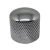 Knob Baixo Guitarra Metal Sem Parafuso Pequeno Cromado Unidade