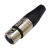 Plug XLR Fêmea Metal Profissional 3 Vias Roxtone RX3FP-NT - comprar online