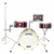 Bateria X-Pro Upper Compact Sparkle Bumbo 16 Shell Pack - Vermelho - comprar online