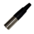 Plug Mini XLR Macho 4 Pinos Profissional Preto HX1068 - comprar online