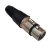 Plug XLR Fêmea Metal Simples Cromado MXT Unidade na internet
