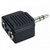 Adaptador 2 P2 Fêmea x P2 Macho Estéreo Duplicador Saída Fone