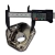 Imagem do Kit Base Dupla + 2 Caneca 7/8 2.2cm Cromado Reforçado Turbo
