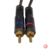 Cabo 2 RCA + 2 RCA Gold Profissional 1,8m MXT na internet
