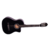 Violão Nylon Acústico Clássico Cutway Preto Vogga VCA 204 NC BK - comprar online