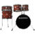 Bateria Zowag Z1 Series Dark Wood Com Bumbo 16¨ Shell Pack