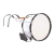 Bumbo 24 x 12 Marching Band Branco Carrier NBJB2412 Dreamer