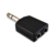 Adaptador 2 P10 Fêmea Stereo para 1 P10 Macho Estereo - comprar online