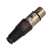 Plug XLR Fêmea Metal Simples Cromado MXT Unidade - comprar online