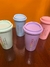 Vaso plástico reforzado con tapa bebible
