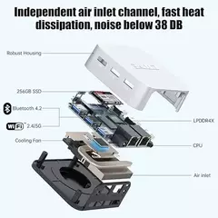 MINI PC T8 PLUS DDR5 16G Dual LAN Support 4K Triple Display N95/N100 Quad Core for Win11 Handheld Micro PC en internet