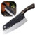 Cuchillo Hacha Largo Mango de Madera