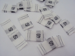 Etiqueta Nylon Tamanhos C/ 200Un - comprar online