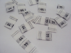 Etiqueta Nylon Tamanhos C/ 200Un - comprar online