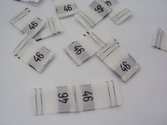 Etiqueta Nylon Tamanhos C/ 200Un - Inovar Textil LTDA