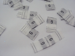 Etiqueta Nylon Tamanhos C/ 200Un