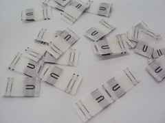 Imagem do Etiqueta Nylon Tamanhos C/ 200Un