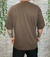 Camiseta oversized D`Sant marron na internet