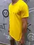 Camiseta corte a fio D`Sant Amarelo - comprar online