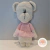 Amigurumi + sonajero Osa Bailarina