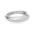 Bracelete Arredondado - Banho de Ródio Branco