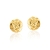 Brinco Flor Infantil - Folheado a Ouro 18K