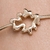Bracelete Orgânico Vazado - Banho de Ouro 18k - comprar online