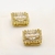 Brinco Quadrado Vintage - Banho de Ouro 18k na internet