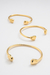 Bracelete Orgânico Liso - Banho de Ouro 18k na internet