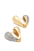 Brinco Argola Coração Cravejado com Micro Zircônias - Banho de Ouro 18k - loja online