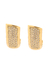 Brinco Cravejado com Micro Zircônias - Banho de Ouro 18k na internet