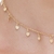 Colar Chocker Coraçõezinhos Pendurados - 40cm - Banho de Ouro 18k - comprar online