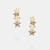 Brinco Estrelinhas - Banho de Ouro18k