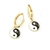 Brinco Yin Yang - Banho de Ouro 18k