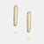 Imagem do Brinco Argola Grande Oval - Cristal