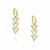 Brinco Tripla Seta - Banho de Ouro 18k - comprar online