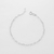 Pulseira Elo Coração - 18cm - Folheado a Prata - comprar online