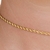 Chocker Cordão Baiano 2,5mm - 40cm - Banho de Ouro 18k - comprar online