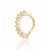 Piercing Fake Zircônias - Folheado a Ouro 18k