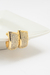 Brinco Cravejado com Micro Zircônias - Banho de Ouro 18k