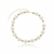 Pulseira de Pérolas e Esferas - Banho de Ouro 18K - comprar online
