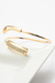 Bracelete Trapézio Cravejado - Banho de Ouro 18k