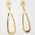 Brinco Gota Lisa Longa - Folheado a Ouro 18k - comprar online