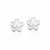 Brinco Flor com Pérola Infantil - Folheado - comprar online