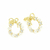 Brinco Guirlanda Laço - Banho de Ouro 18k - comprar online