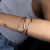 Bracelete Ondas - Banho de Ródio