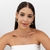 Brinco Folhas e Esfera Lisa - Banho de Ouro 18k - comprar online