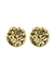 Brinco Redondo Martelado - Banho de Ouro 18k